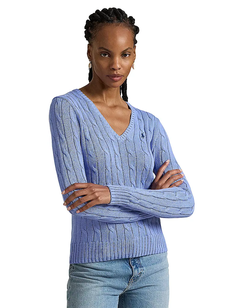 POLO RALPH LAUREN | Pullover Slim Fit KIMBERLY | Azul claro