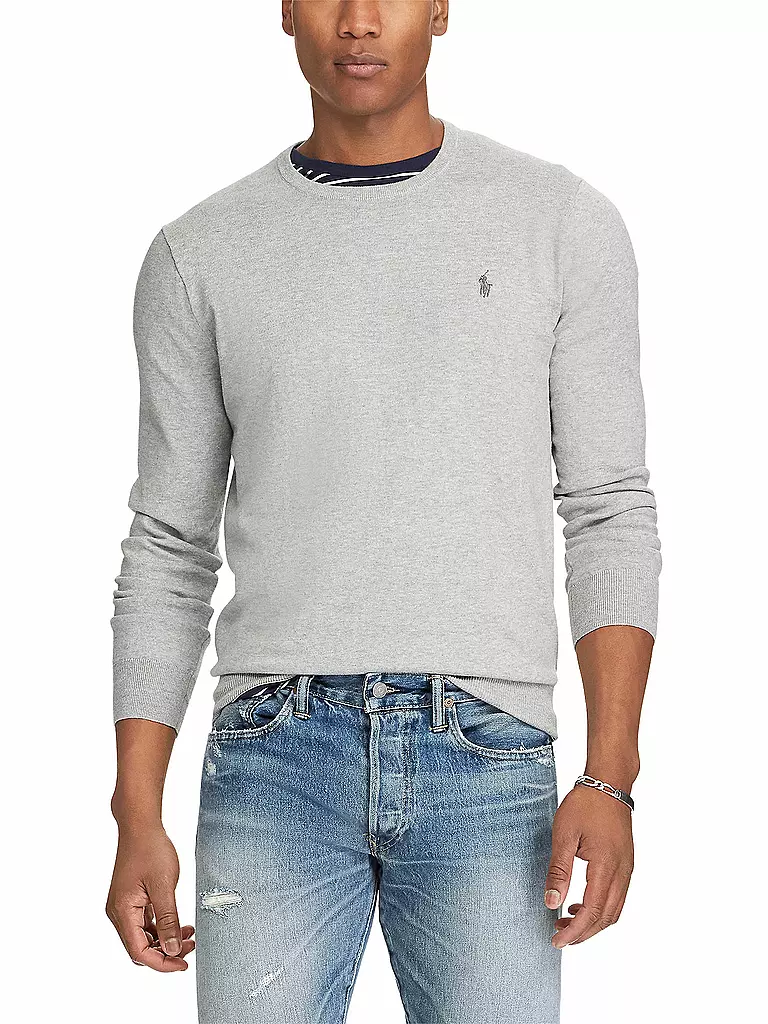 POLO RALPH LAUREN | Pullover Slim Fit | grau