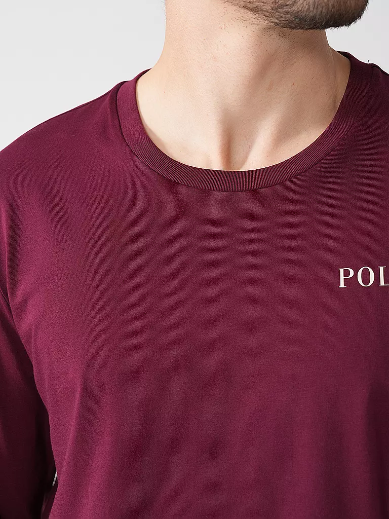 POLO RALPH LAUREN | Pyjama Langarmshirt | Rojo oscuro