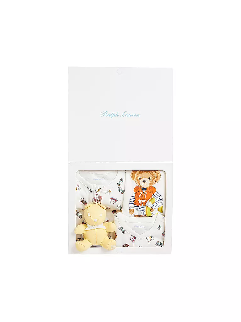 POLO RALPH LAUREN | Set de bebé de 5 piezas | Crema