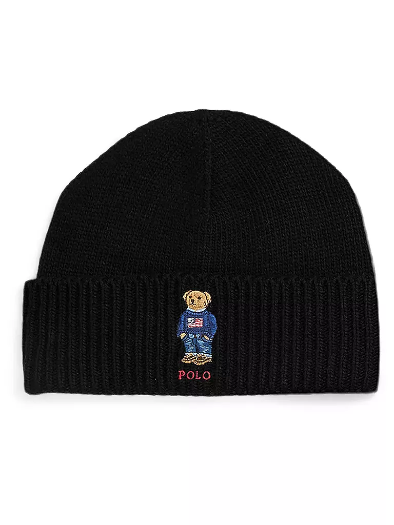 POLO RALPH LAUREN | Set de regalo gorro y bufanda | Negro