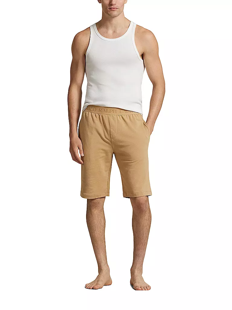POLO RALPH LAUREN | Shorts de estar por casa corte slim | Camel