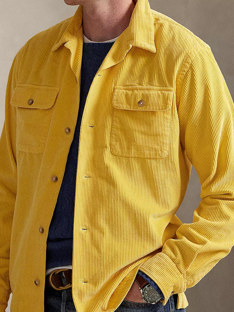 POLO RALPH LAUREN | Sobrecamisa de pana | gelb
