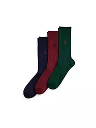 POLO RALPH LAUREN | Socken 3er Pkg. navy multi | Azul oscuro