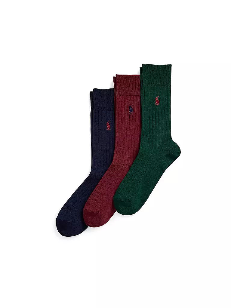 POLO RALPH LAUREN | Socken 3er Pkg. navy multi | Azul oscuro