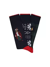 POLO RALPH LAUREN | Socken Geschenkbox 3er Pkg. assorted | Azul oscuro