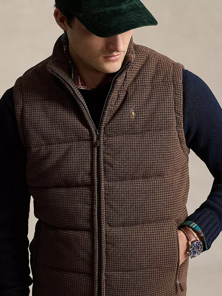 POLO RALPH LAUREN | Steppgilet | Marrón claro
