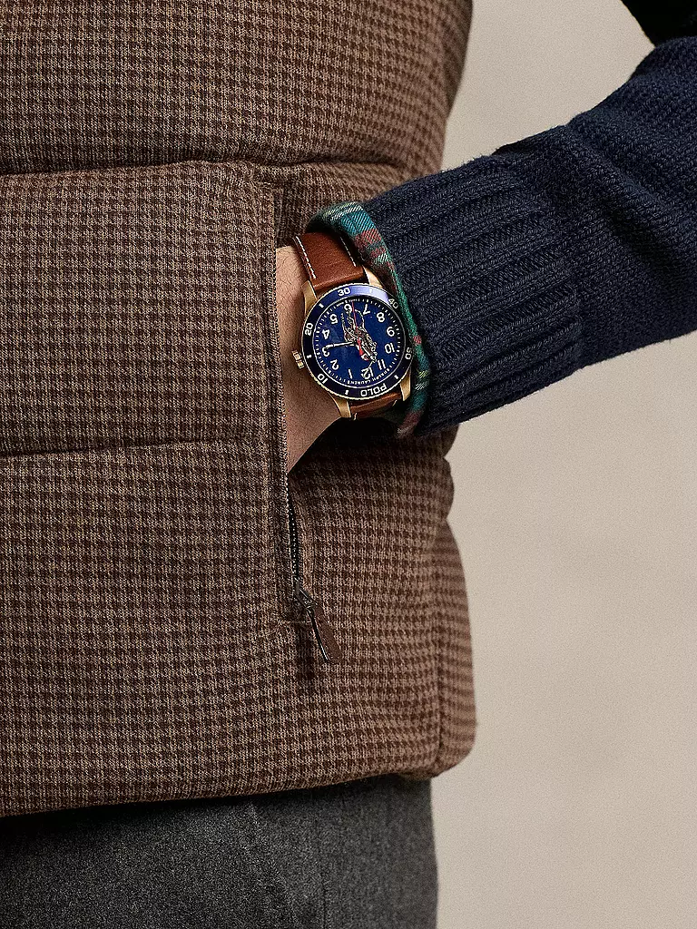 POLO RALPH LAUREN | Steppgilet | Marrón claro