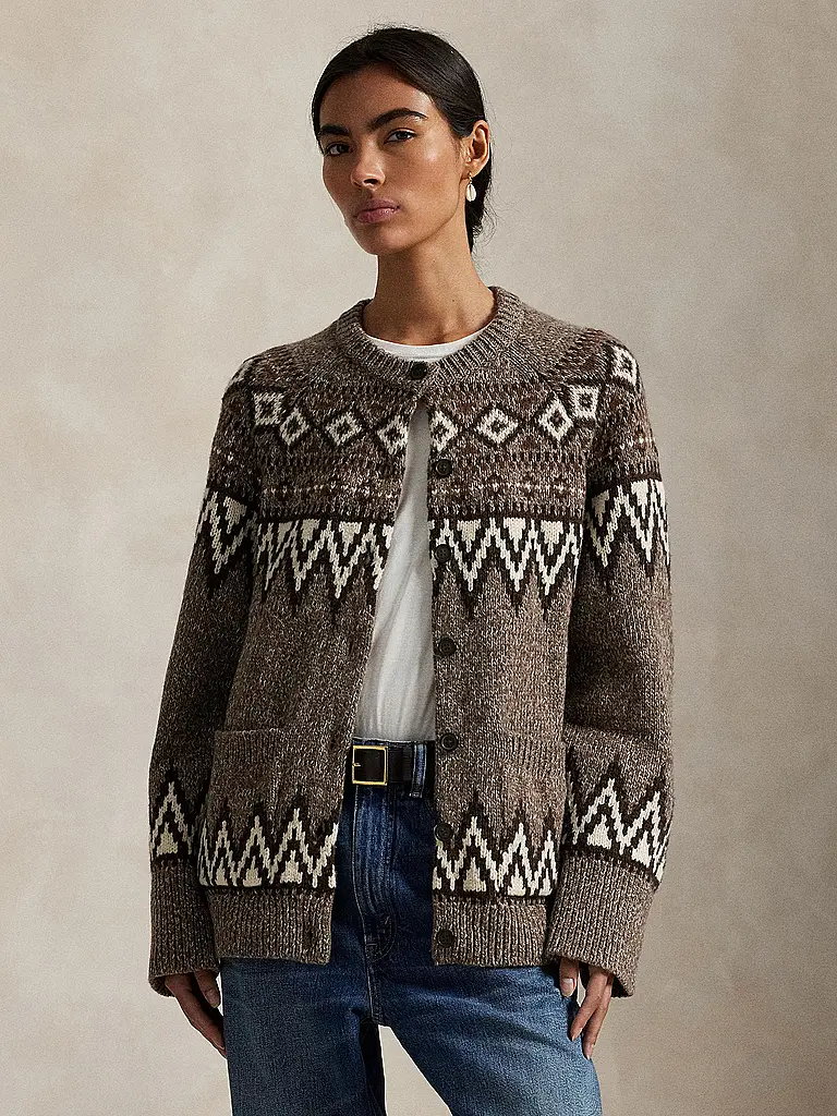 POLO RALPH LAUREN | Strickjacke | Marrón claro