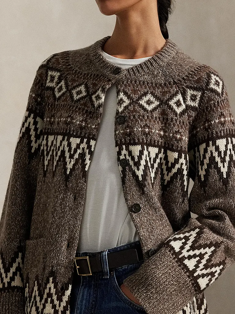 POLO RALPH LAUREN | Strickjacke | Marrón claro