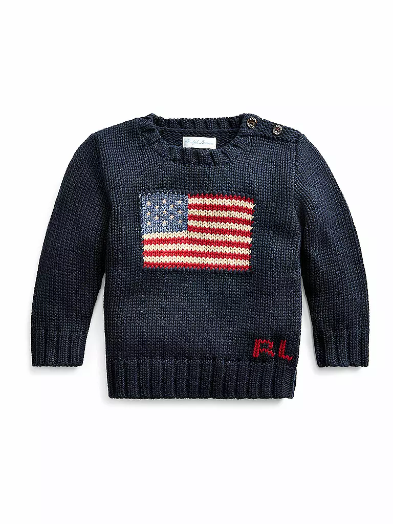 POLO RALPH LAUREN | Suéter para bebé | Azul oscuro