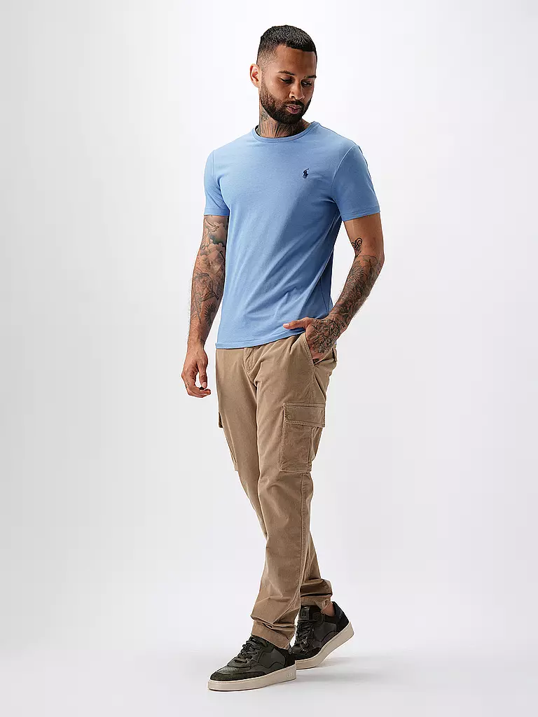 POLO RALPH LAUREN | T Shirt Custom Slim Fit | Azul claro