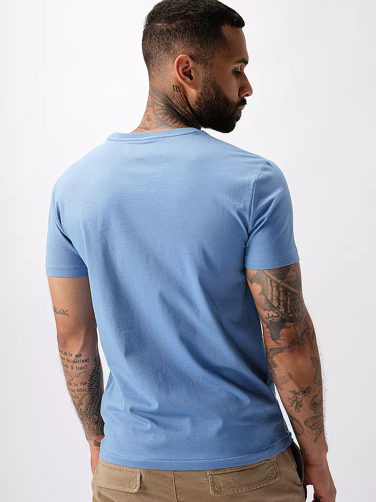 POLO RALPH LAUREN | T Shirt Custom Slim Fit | Azul claro