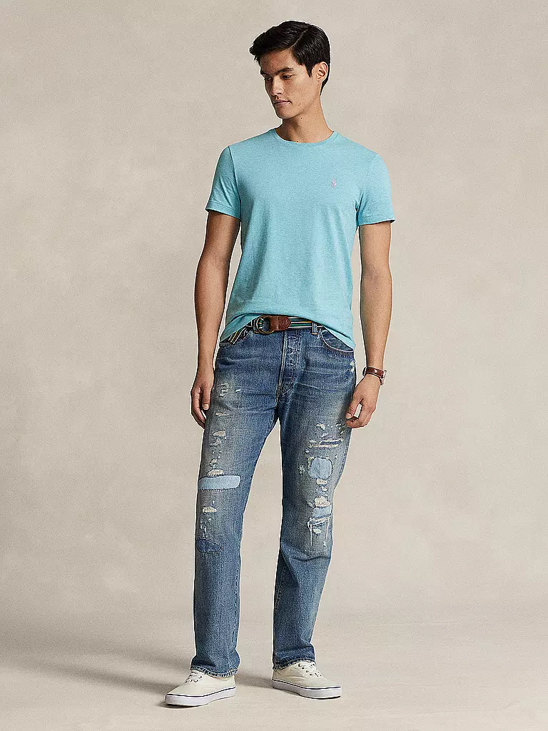 POLO RALPH LAUREN | T-Shirt Custom Slim Fit | Turquesa