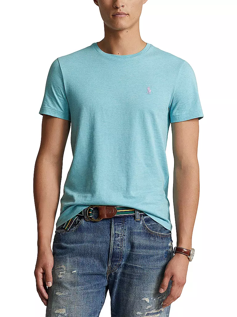 POLO RALPH LAUREN | T-Shirt Custom Slim Fit | Turquesa