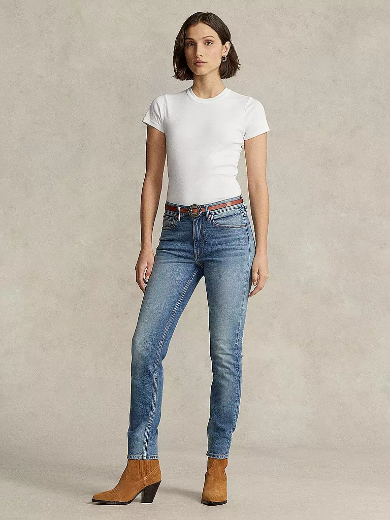 POLO RALPH LAUREN | Vaqueros Skinny Fit 7/8 | Azul claro