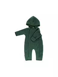 POPOLINI | Mono polar de lana para bebé | Verde oscuro