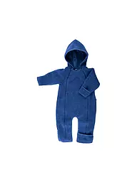 POPOLINI | Mono polar de lana para bebé | Azul oscuro