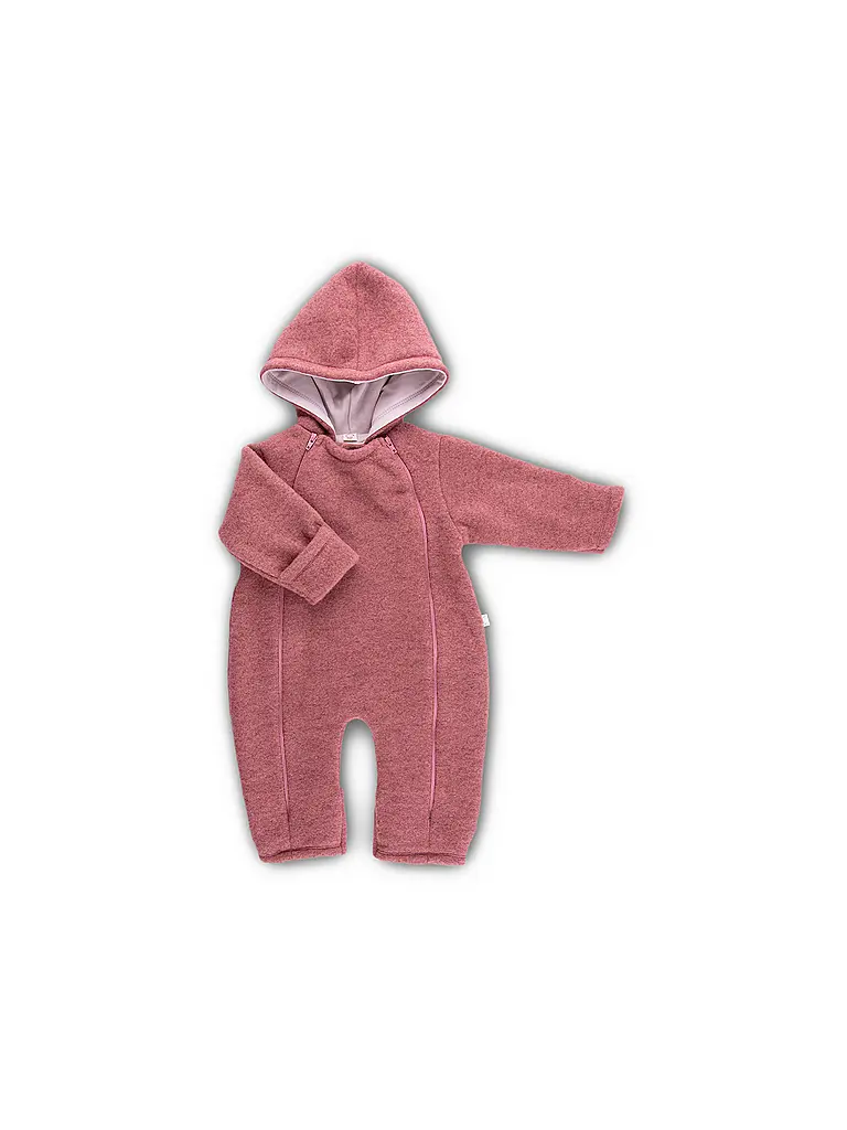 POPOLINI | Mono polar de lana para bebé | Rosa