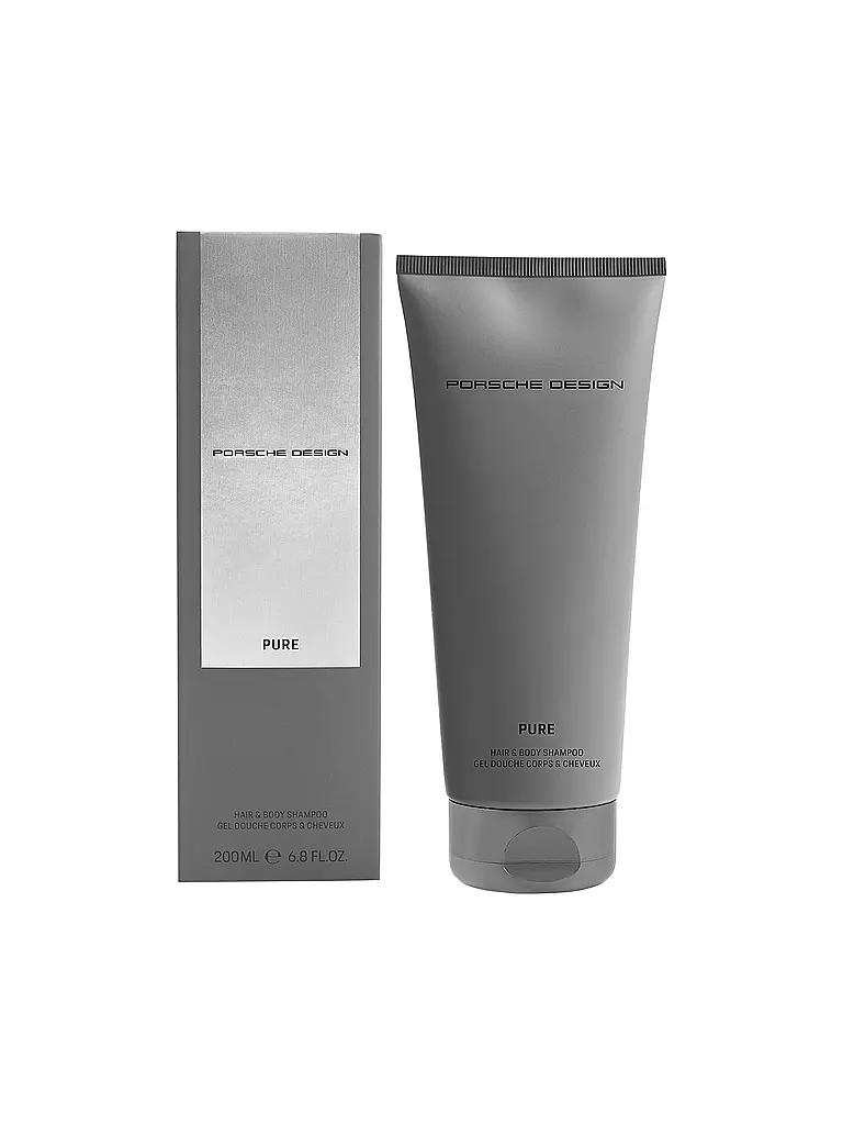 PORSCHE DESIGN | PURE Champú para Cabello y Cuerpo 200ml | Sin color