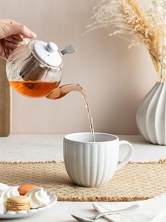 PRICE & KENSINGTON | Tetera LUXE 500ml Cristal /Blanco