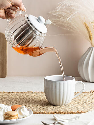 PRICE & KENSINGTON | Tetera LUXE 1000ml Cristal /Blanco