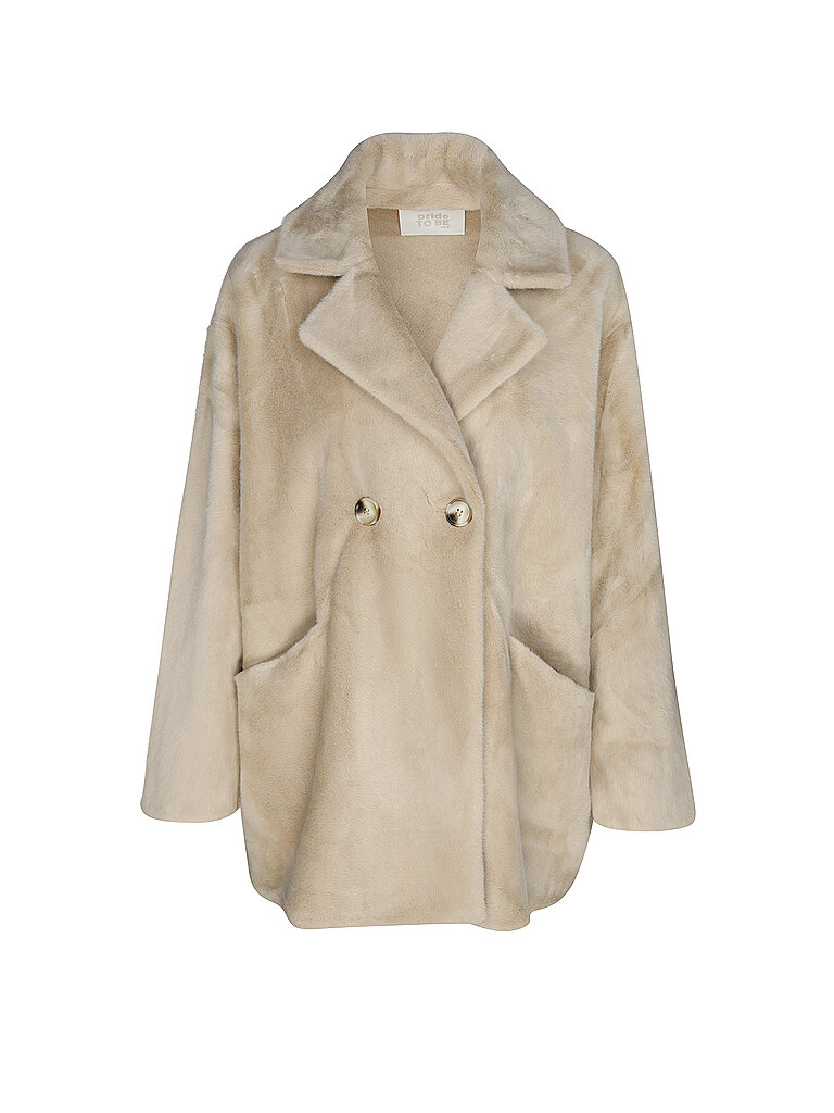Pride To Be Chaqueta de aspecto de piel HEDA beige