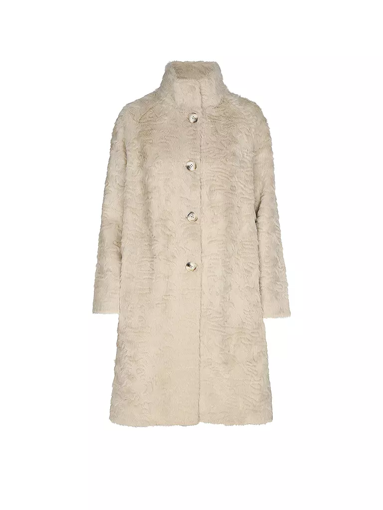 PRIDE TO BE | Abrigo con aspecto de piel DINA | Beige