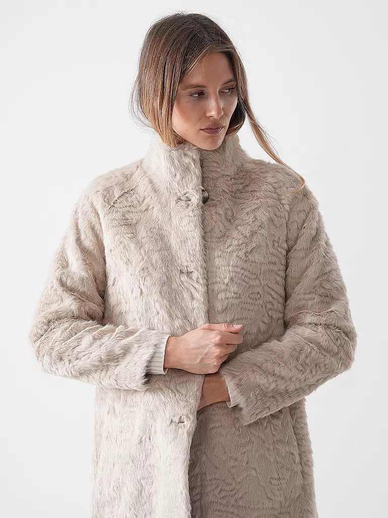 PRIDE TO BE | Abrigo con aspecto de piel DINA | 
