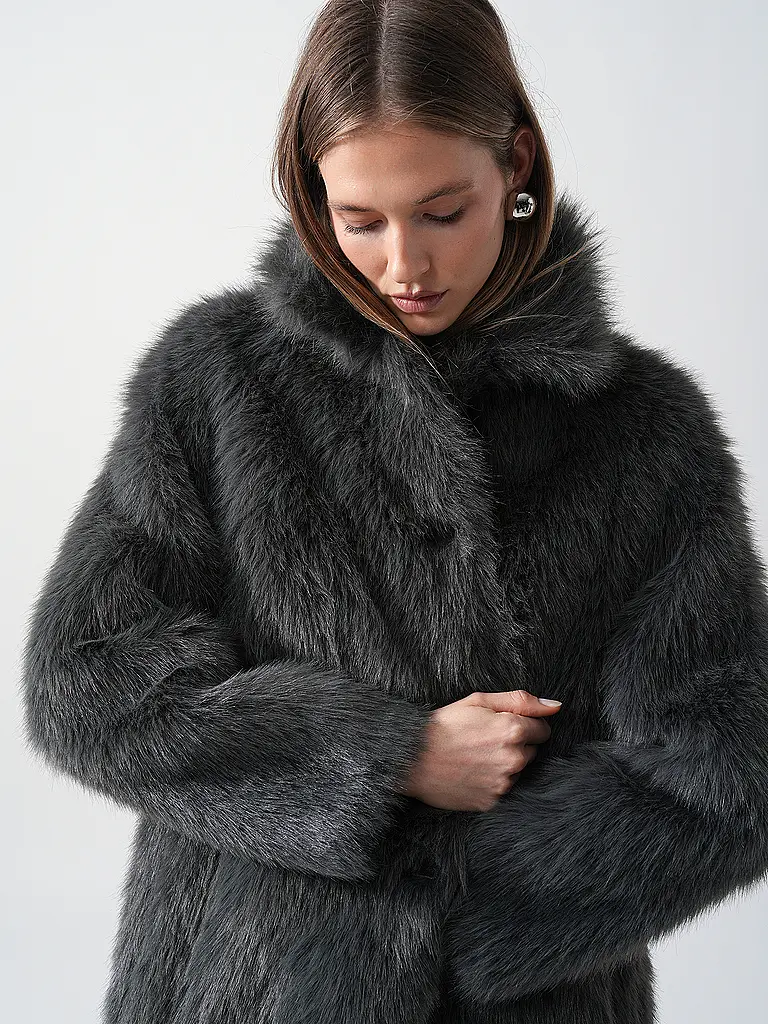 PRIDE TO BE | Abrigo con aspecto de piel DINA | 