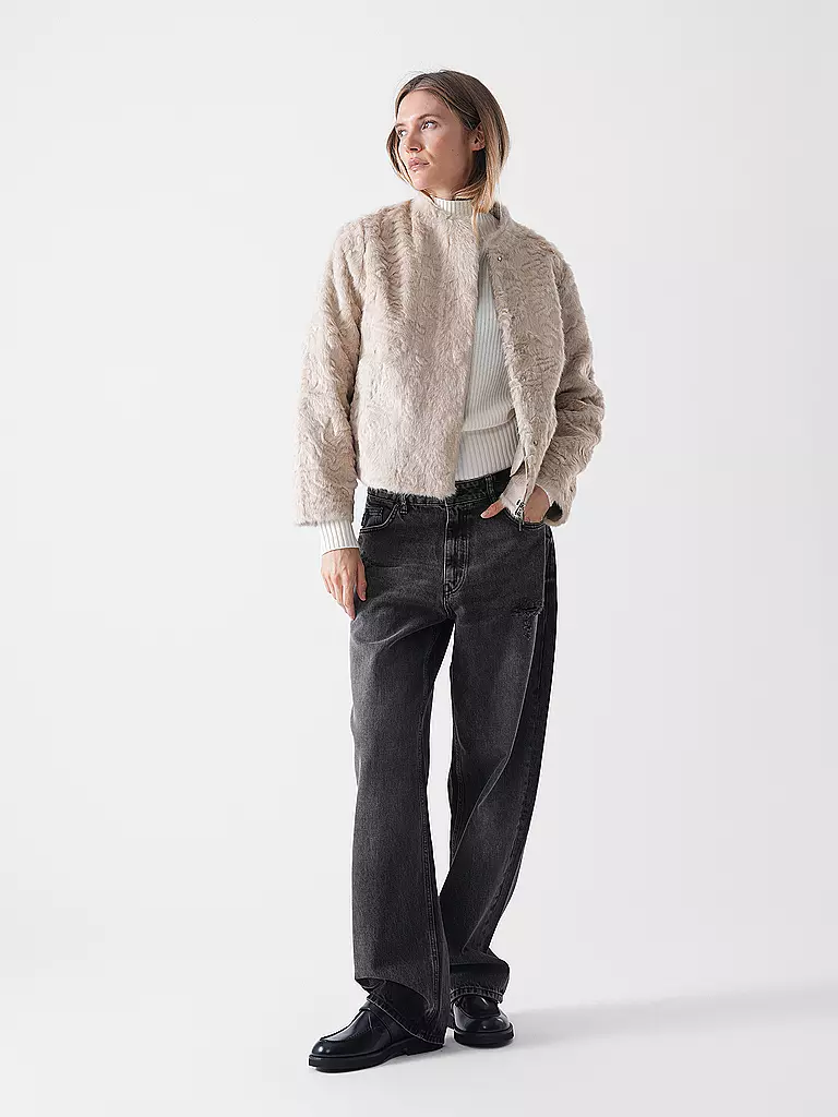 PRIDE TO BE | Chaqueta con aspecto de piel DANJA | Beige