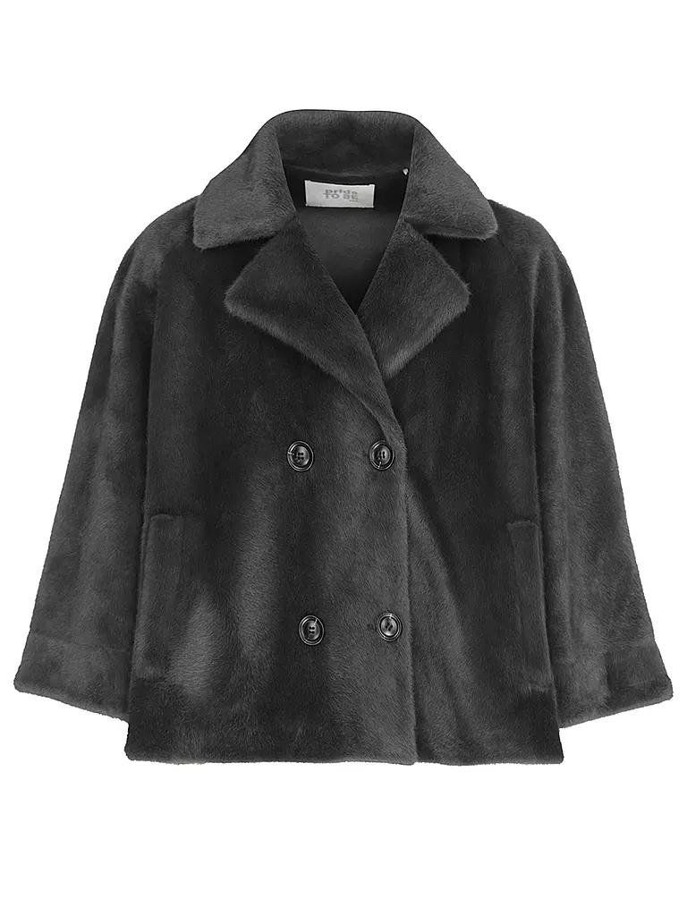 PRIDE TO BE | Chaqueta de aspecto de piel DOLORES | Gris