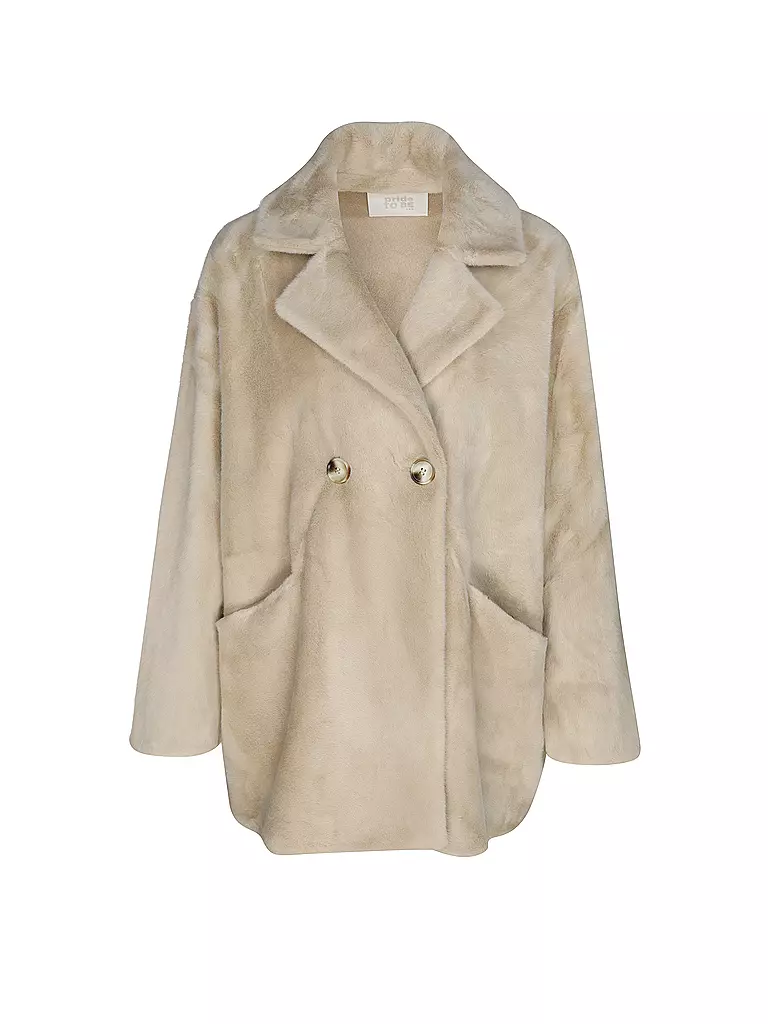 PRIDE TO BE | Chaqueta de aspecto de piel HEDA | Beige