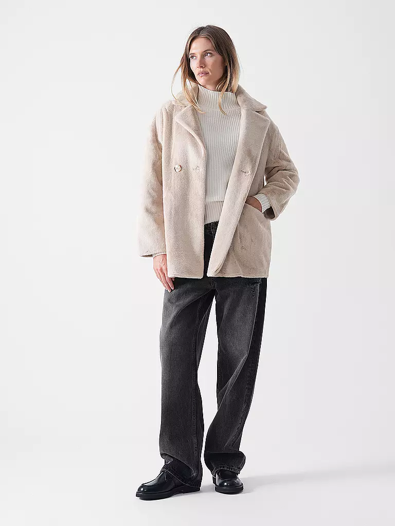 PRIDE TO BE | Chaqueta de aspecto de piel HEDA | Beige