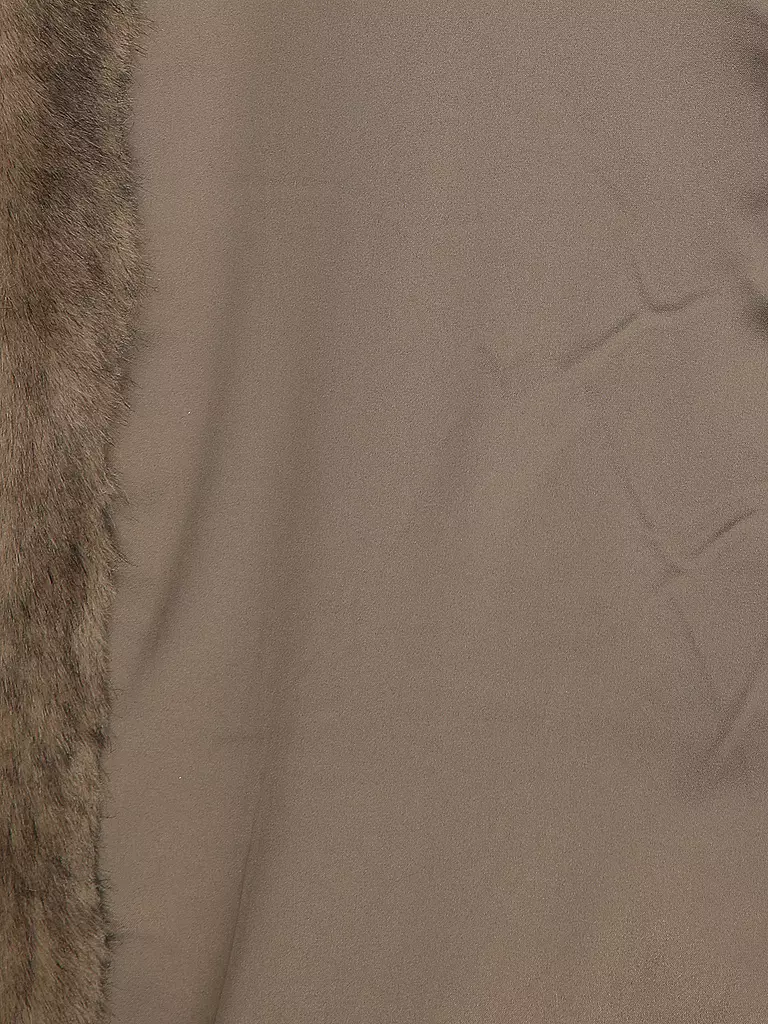 PRIDE TO BE | Chaqueta de aspecto de piel HOLA | Marrón