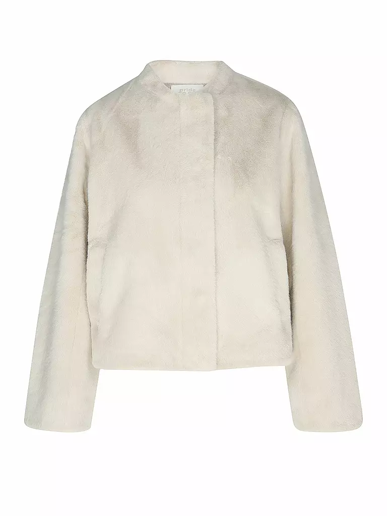 PRIDE TO BE | Jacke in Felloptik DANJA | Crema