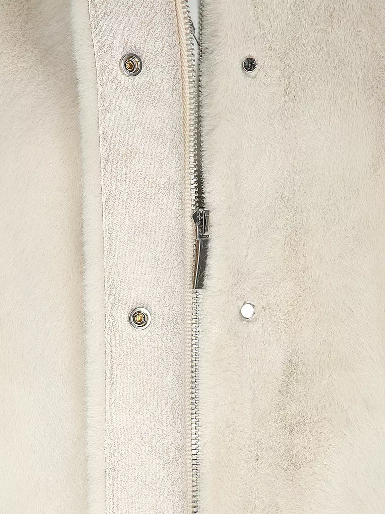 PRIDE TO BE | Jacke in Felloptik DANJA | Crema