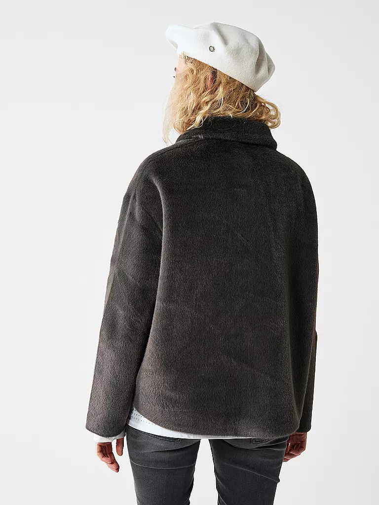 PRIDE TO BE | Jacke in Felloptik DARIA | Gris