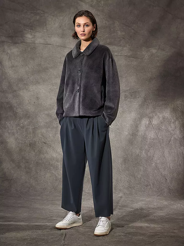 PRIDE TO BE | Jacke in Felloptik DARIA | Gris