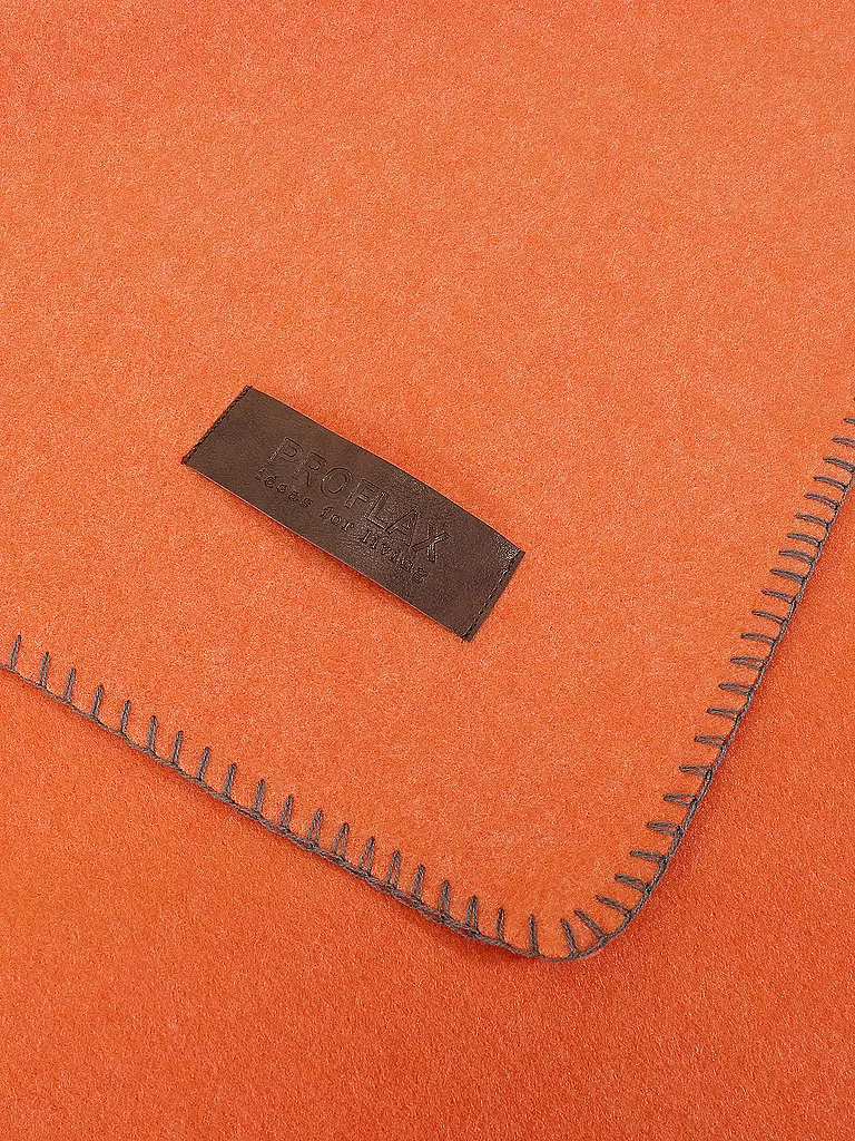 PROFLAX | Manta para el hogar - Plaid 160x200cm Secret Mandarin | Naranja