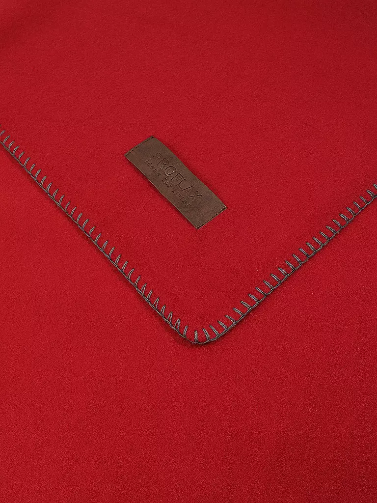 PROFLAX | Manta para el hogar - Plaid 160x200cm Secret Marsala | Rojo