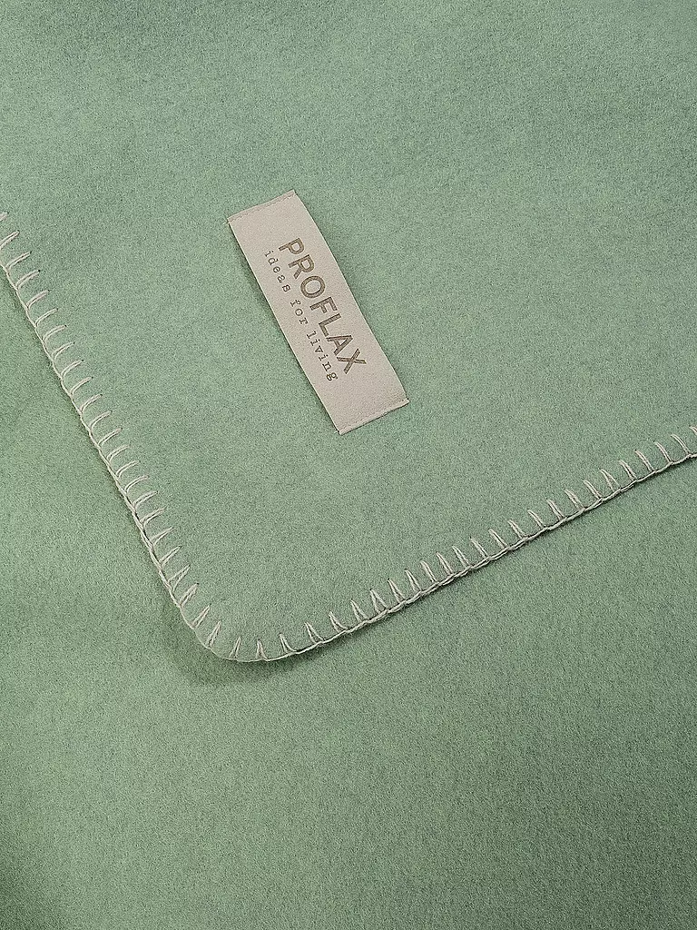 PROFLAX | Manta para el hogar - Plaid PROFLAX FLEECE 160x200cm Secret Salbei | Verde claro