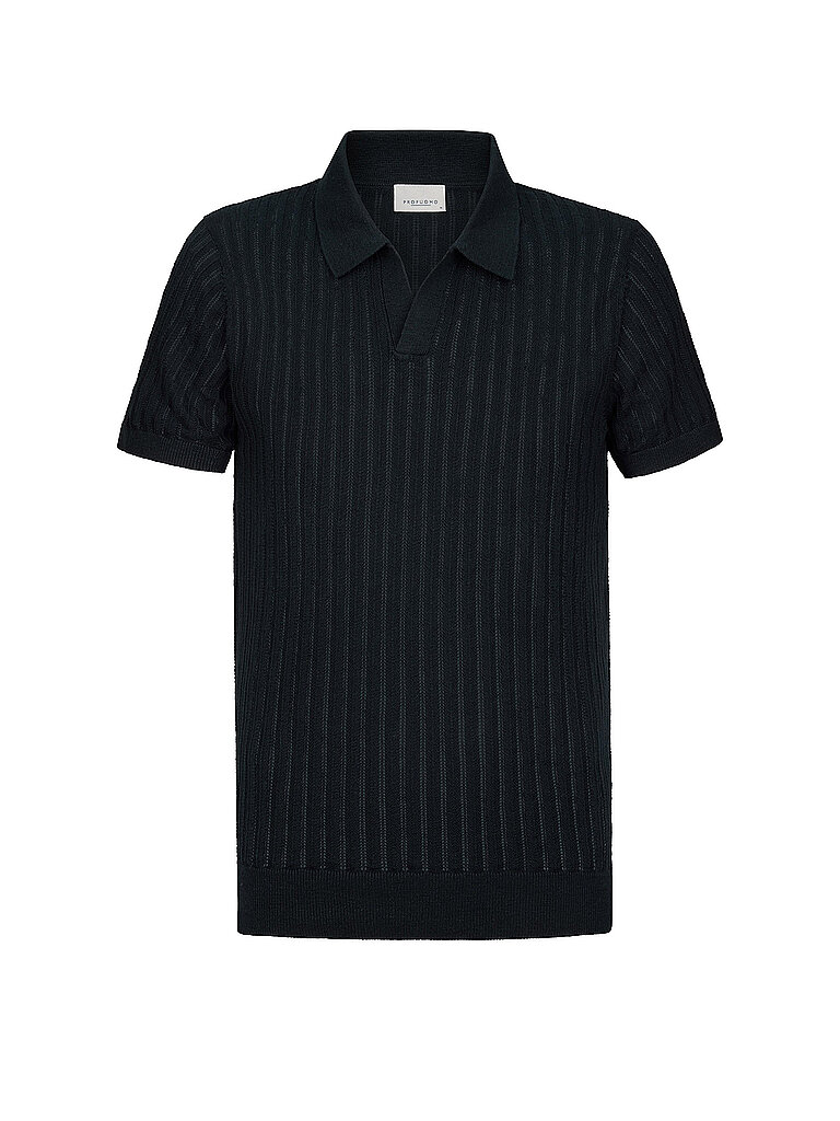 PROFUOMO Polo azul oscuro