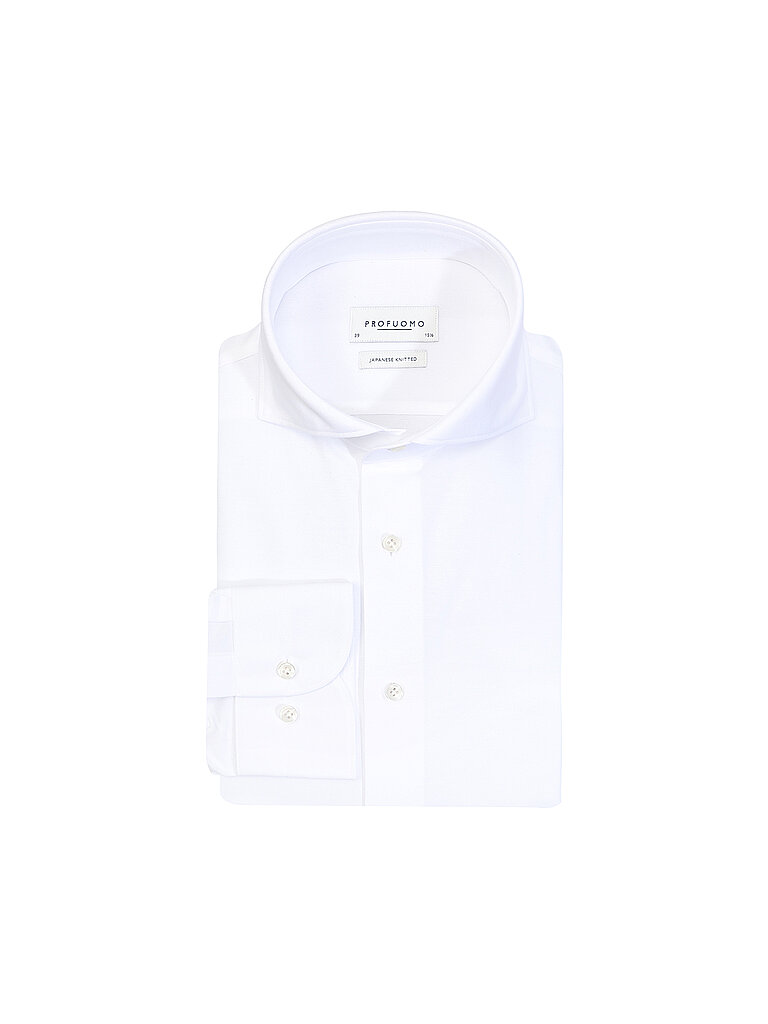 PROFUOMO Camisa Japanese Knitted blanco