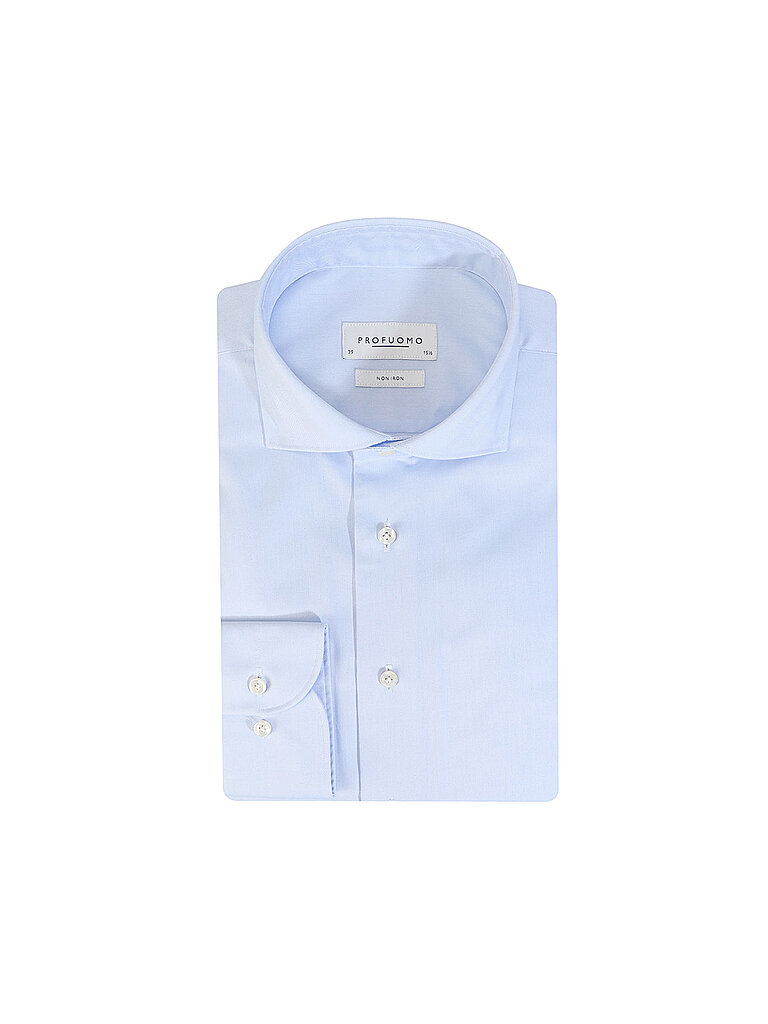Camisa Slim Fit azul claro 42