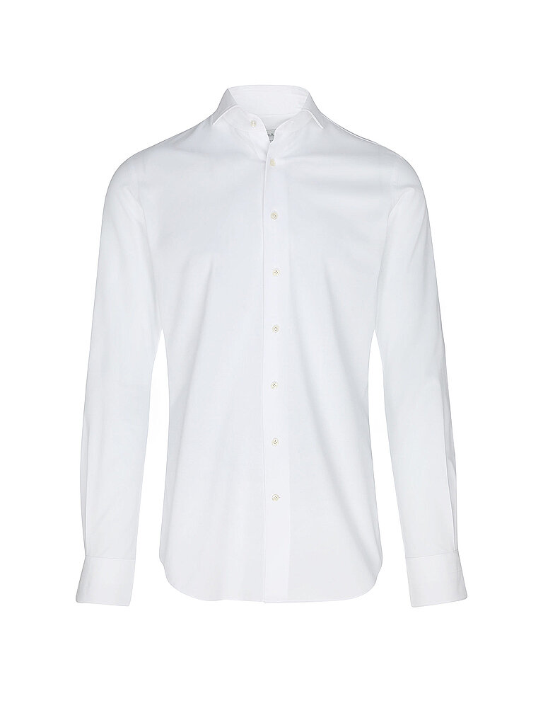 PROFUOMO Camisa Catuaway de punto blanco