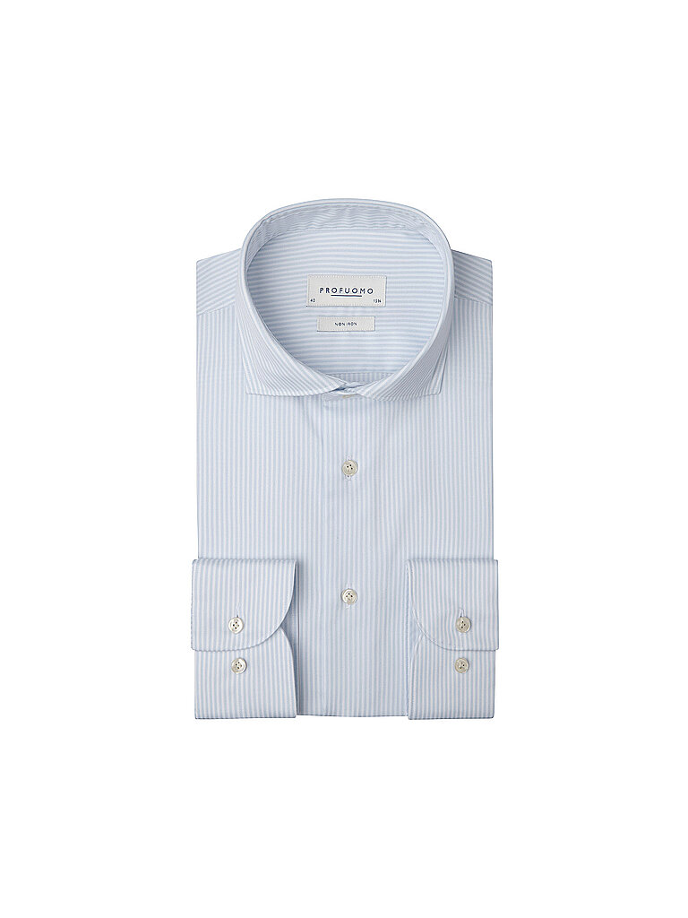 Profuomo Camisa Slim Fit azul claro