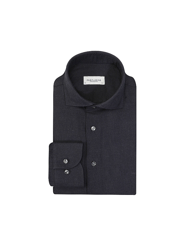 Profuomo Camisa de negocios azul oscuro