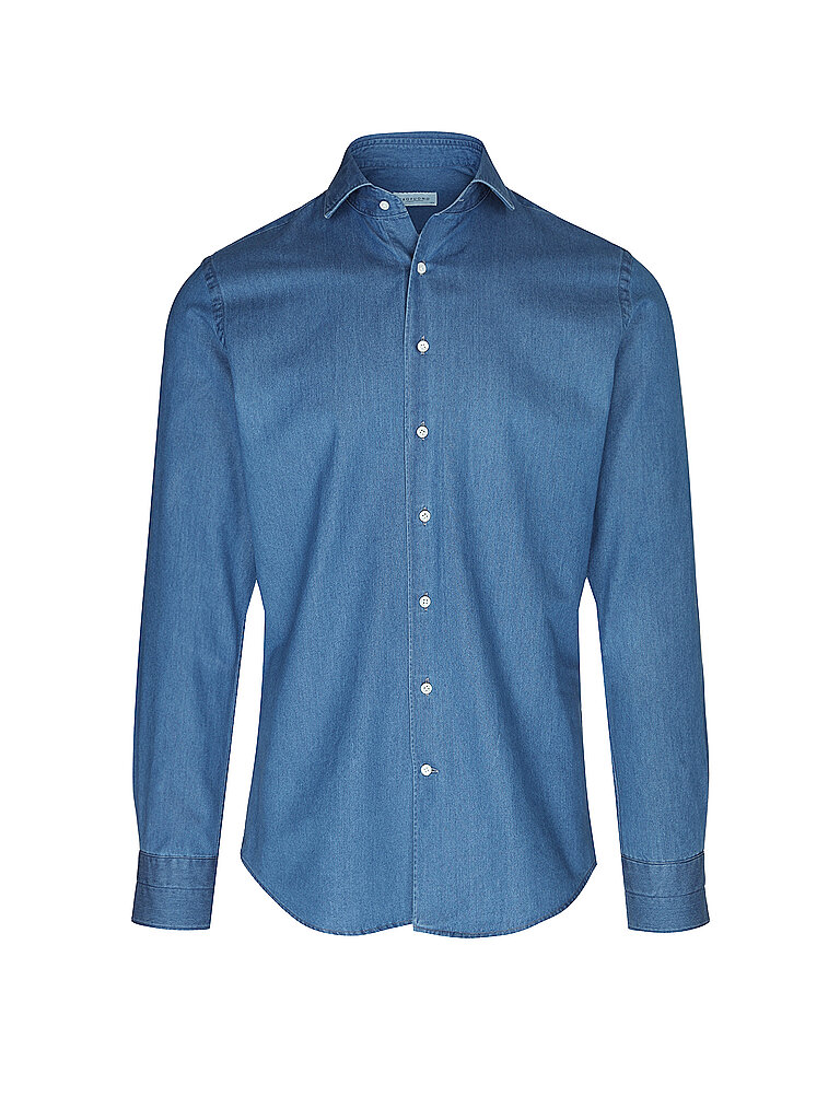 Profuomo Camisa azul oscuro