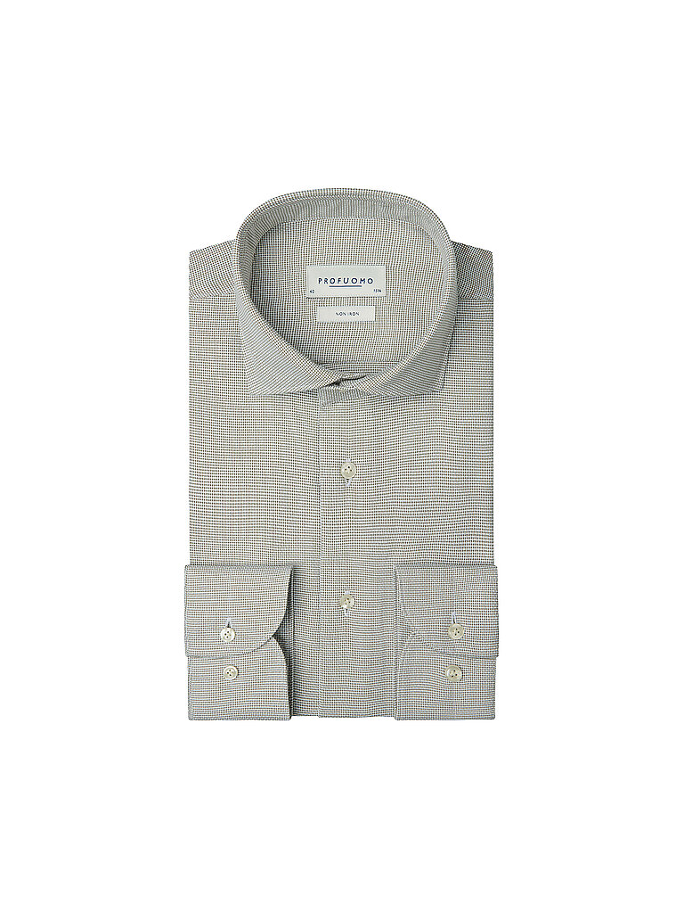 Profuomo Camisa Slim Fit oliva